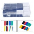 thumbnail image 2 of 1boîte 300 Pcs Tube Thermorétractable Ratio 3:1 Doublé Rétractable Noir Blanc, 2 of 6