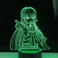 thumbnail image 1 of Anime Kyoko Kirigiri Night Lights Anime 3d Illusion Lámpara de mesa 7 colores cambiantes Touch Navidad Decoración Cumpleaños Vacaciones Regalos Night Light para el hogar Feliz Sencillez, 1 of 4