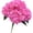 Hot Pink, variant on Spring Artificial Hydrangea Flowers, 5-Piece Silk Decorative Hanging Pendant for Door Wall Garden Patio Wedding Indoor Outdoor Decorations