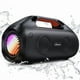 thumbnail image 1 of wonima11 100W Bluetooth Speaker, Outdoor Wireless Boombox with Powerful Bass, RGB Lights, IPX7 Waterproof|30H Playtime|USB-C|TWS|AUX, Portable for Party, Camping, Pool, Beach, Backyard-Black, 1 of 1