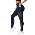 thumbnail image 4 of WAYUTE Womens Leggings High Waisted Tights with Mesh Panels and Side Pockets for Ladies Seamless Stretchy Fit Daily Wear S, 4 of 7