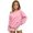 Z4Pink, variant on lnmuld Off Shoulder Sweatshirt for Girls Long Sleeve Chest Bow Print Loose Fit Casual Pullover Top Size:14-16 Years