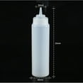 thumbnail image 3 of Botellas exprimibles multiusos, paquete de 4 de 240 ml, ideales para condimentos, repostería, arte y más. Incluye tapas a prueba de fugas, 3 of 6