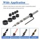 thumbnail image 4 of Drill Bit Stop Collar 8Pcs Drill Depth Stop Collar Limite Rings, Adjustable Dowel Shaft Chuck Positioner Locator for Drill Consistent Drilling, 4 of 5