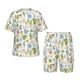 thumbnail image 1 of Balery Cactus Plants Conjunto de Pijama Infantil de Manga Corta con Estampado – Ropa de Dormir de Algodón Suave-Large, 1 of 6