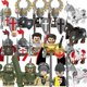 thumbnail image 2 of Bloques de construcción militares, figuras de soldados, regalos, juguetes, regalos, corazón de león Medieval, Hospital, caballero teutónico, caballo de la guerra de las rosas, 2 of 4