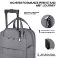 thumbnail image 4 of MIUSSE Underseat Carry on Luggage 16 Inch Soft Sided Luggage with Wheels and TSA Lock Airline Approved Small Suitcase for Men Women, 4 of 7