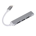 thumbnail image 3 of Super rápido Metal ,0 datos, adaptador divisor de 4 puertos OTG, transmisión de datos de súper alta Gris Macarena adaptador usb c hub dongle, 3 of 6