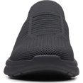 thumbnail image 1 of Clarks Womens Ezera Walk Sneaker 8.5 Black Textile Knit, 1 of 6