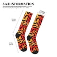 thumbnail image 4 of Sikiie Flying Black Bat 1 Pairs Compression Socks for Men and Women 15-20 mmHg Running Support Socks, 4 of 7
