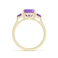 thumbnail image 2 of ANGARA Natural 2.2 Ct. Amethyst Fashion Ring in 14K Yellow Gold for Women (Ring Size: 6.5), 2 of 10