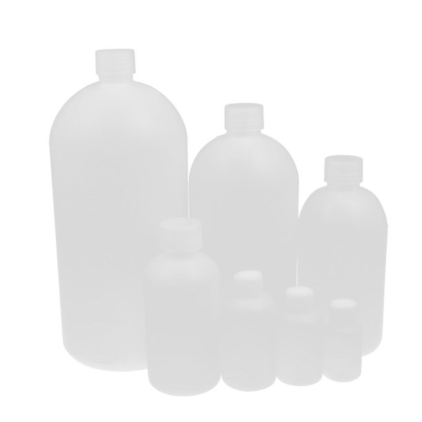 Kit Plastic Small Mouth Chemical Laboratory Reagent Bottle Sample Bottle White