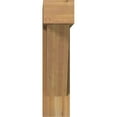 thumbnail image 2 of Ekena Millwork 8"W x 32"D x 32"H Traditional Block Rough Sawn Bracket w/ Offset Brace, Western Red Cedar, 2 of 25