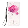 thumbnail image 5 of Allytech Wallet Case for Samsung Galaxy Note 20 Ultra, 3D Pattern Design PU Leather Folding Stand Protection Cards Holder Anti-scratch TPU Bumper Flip Cover for Galaxy Note 20 Ultra, Flower, 5 of 10