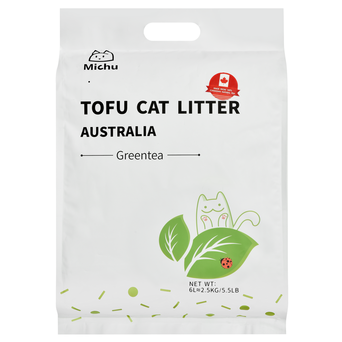 Michu Natural Clumping Tofu Cat Litter (Ocean Fresh)