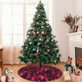 thumbnail image 7 of Sikiie Burgundy Tie Dye 30-48 inches {designName} Print Christmas Tree Skirt Snowman Xmas Tree Skirt with Edge Christmas Decorations for Holiday Party-30", 7 of 7