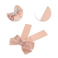 thumbnail image 3 of Unique Bargains 1 Pc Solid Bow Ribbon Duckbill Hair Clips for Home Pink, 3 of 5
