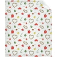thumbnail image 2 of Christmas Print Blanket Gifts Super Soft Fleece Throw Blankets Cozy Flannel Air Conditioning Blanket Christmas Thanksgivng Gifts Blanket for Couch Bed 60x50 in for Teen, 2 of 3