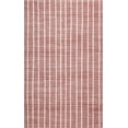 thumbnail image 2 of JONATHAN Y WASHABLE Orton Distressed Ticking Stripe 8' x 10' Machine-Washable Polyester Area Rug, Rose Clay and Cream, Farmhouse Vintage Style with Low Pile for Living Room WSH519E-8, 2 of 6