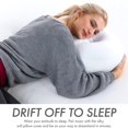 thumbnail image 4 of Now Pillow Ear Hole & Neck Support Relief Neck & Ear Problems During Sleep - Microbead / Memory Foam, 4 of 9
