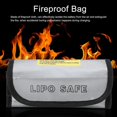 thumbnail image 5 of Fireproof Bag LiPo Battery Explosion-Proof Safety Bags Charging Protection Bag, 5 of 5