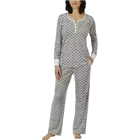 Nautica Women's 2 Piece Fleece Pajama Sleepwear Set - XXL