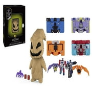 Nightmare Before Christmas - Oogie Boogie Collectible Figure + Transformers Micromaster WFC-GS10 1.5-inch Soundwave Spy Patrol 3rd Unit 4-Pack, Pack of 2