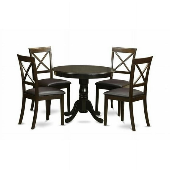 5 Piece Kitchen Nook Dining Set-Kitchen Table Plus 4 Chairs For Dining Room
