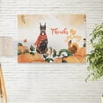 thumbnail image 2 of Happy Thanksgiving Doberman Pinscher with Turkey Pumpkins Autumn Vibes Horizontal Matte Canvas Poster Doberman Dog Lover Gifts Wall Art Home Decor - 12018, 2 of 5