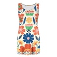 thumbnail image 4 of IFNWSV Plus Size Tank Tops for Women Sleeveless Print Flowy Loose Fit Breathable Summer Cami Top Multicolor 3XL, 4 of 7