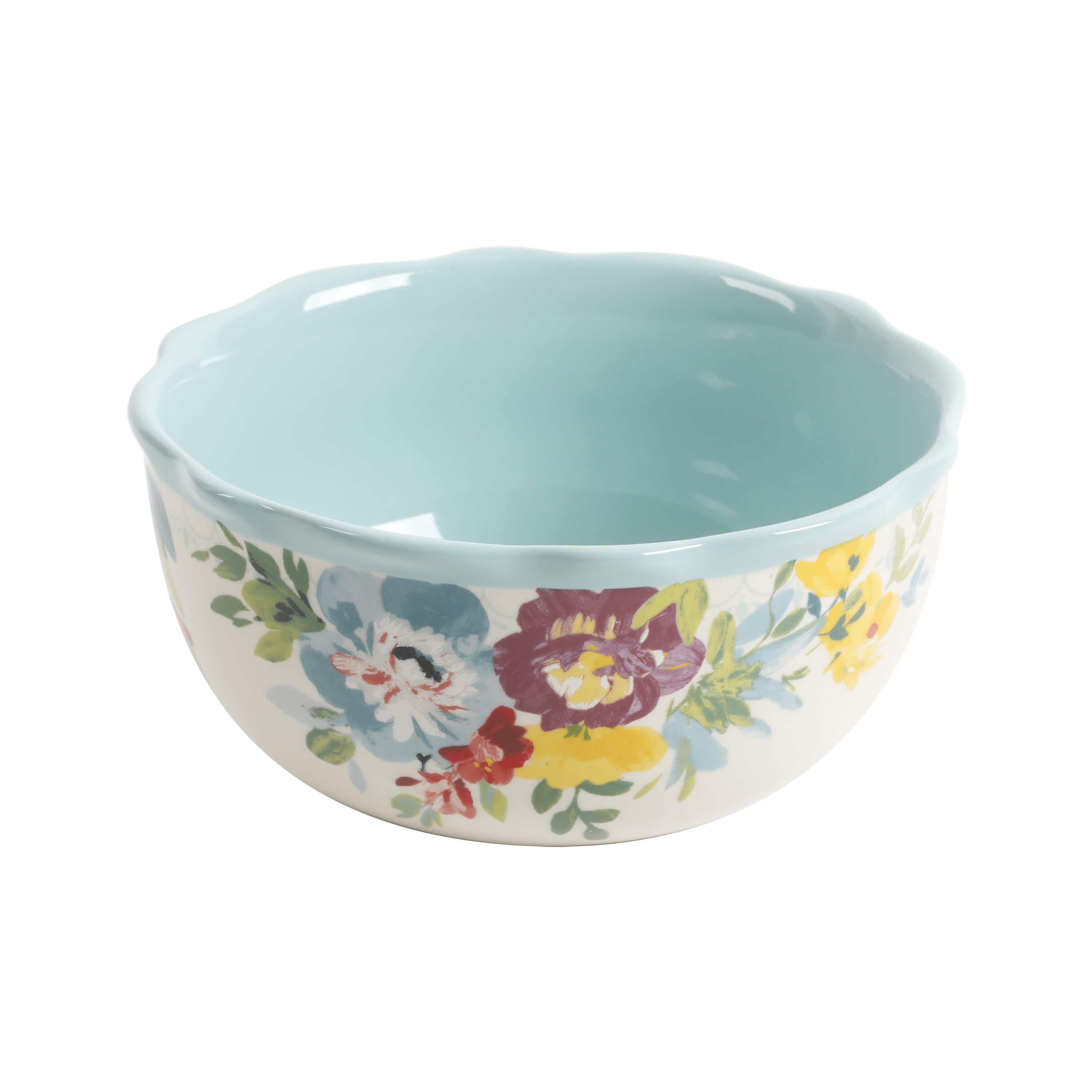 The Pioneer Woman Sweet Romance Blue Ceramic Bowl