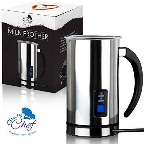 Automatic Electric Milk Frother & Warmer Digital One Touch Stainless