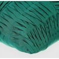 thumbnail image 2 of The HomeCentric Euro Sham, Dark Green Euro Shams Pack of 2, 26x26 inch (65x65 cm) Linen Euro Size Pillow Covers, Solid Color, Pintucks, Textured, Striped, Patchwork, - Dark Green Pintuck Block, 2 of 3