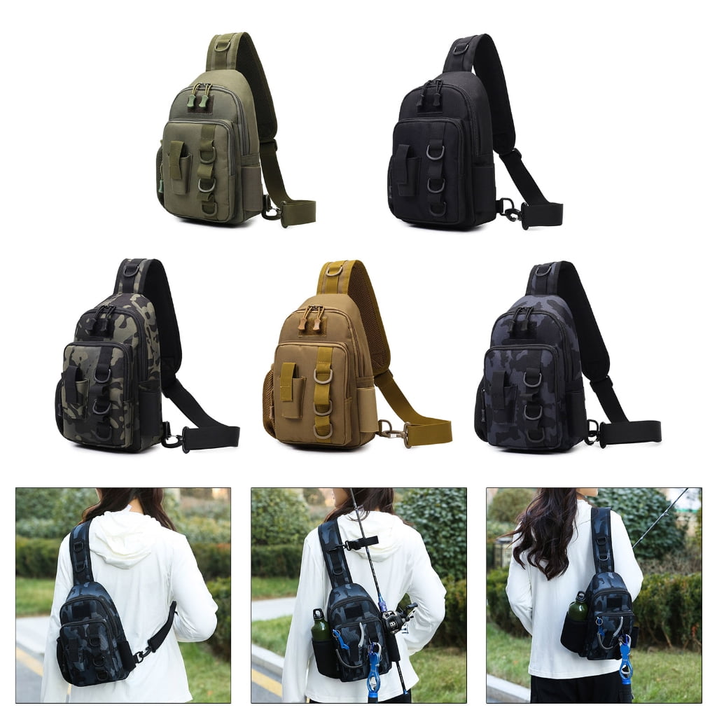 YongCo Fishing Slings Pack Outdoor Chest Bag Fishing Gear Carrying Bag Easy to Carry