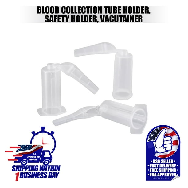 1000pcs Safety Blood Collection Tube Holder, Safety Holders, Vacutainer