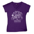 thumbnail image 5 of American Rat Rod Women's V-Neck T-shirt Hot Rod Custom Culture Route 66 1930s Classic Car Vintage Rusty Cars Garage Tee, 5 of 7