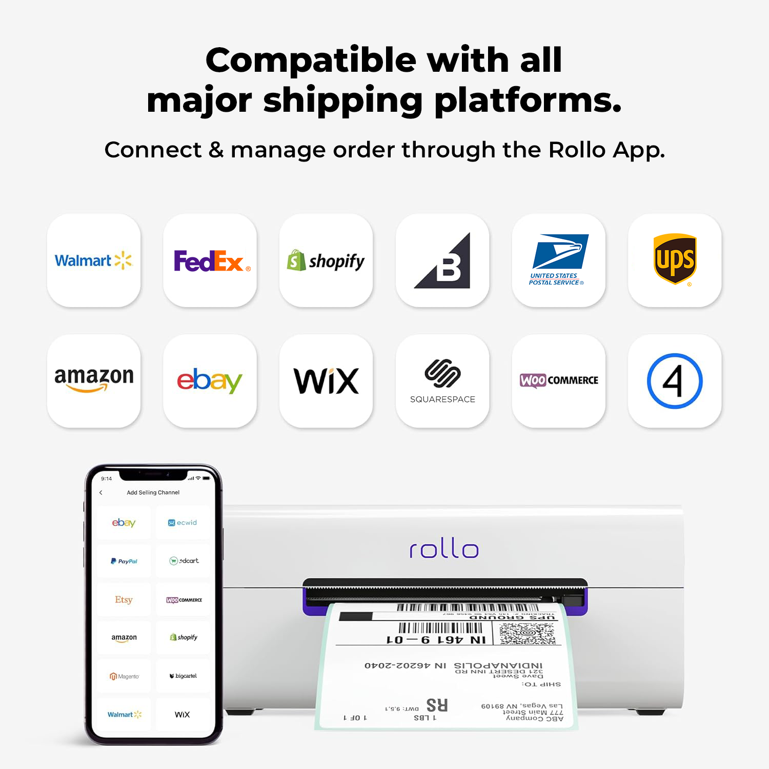 Rollo Wireless Thermal Label Printer photo 7