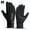 Black, variant on Outdoor Sports Warm Gloves with Sensitive Touchscreen Fingertips, Non-Slip Silicone Grip Pattern, Windproof and Water-Repellent for Skiing and Hiking