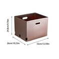 thumbnail image 3 of Under $10 Storage Bins, Hwkond Foldable Portable Storage Box Desktop Books Student Dormitory Clothing Storage Box Toy Storage Box, 3 of 4
