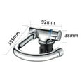 thumbnail image 4 of Foldable Kitchen Faucet 360 Dgree Rotation Sink Water Tap Single Handle Cold & Hot Water Mixer Fauc silver, 4 of 4