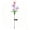 Purple, variant on HOARBOEG Pink Solar Flower Lights for Garden Outdoor Decoration, Solar Powered LED Garden Lights with Colorful Gradient Fiber, Waterproof Solar Lights for Patio Yard Landscape Decor