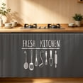 thumbnail image 5 of Celsvanis Kitchen Cabinet Dust Proof Curtain, Self Adhesive No Drill Drape Decorative Cover For Household Kitchen Storage Cabinet Interior Decoration 27.5"x47", 5 of 6