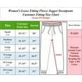thumbnail image 2 of GBH Womens Heavyweight Oversized Loose Fit Fleece Jogger Sweatpants, 2 of 2