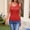 Red, variant on Womens Double Strap Tank Tops Fitted Scoop Neck Sleeveless Ruched Basic Tee Slimming Layering Undershirt Summer Casual Workout Tops Stretch Cotton