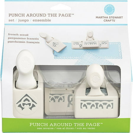 Martha Stewart Punch-Around-The-Page Combo, French Scroll