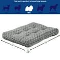 thumbnail image 3 of MidWest Quiet Time Dog Bed & Crate Mat, Deluxe Ombre Swirl, 24", Gray, 3 of 4