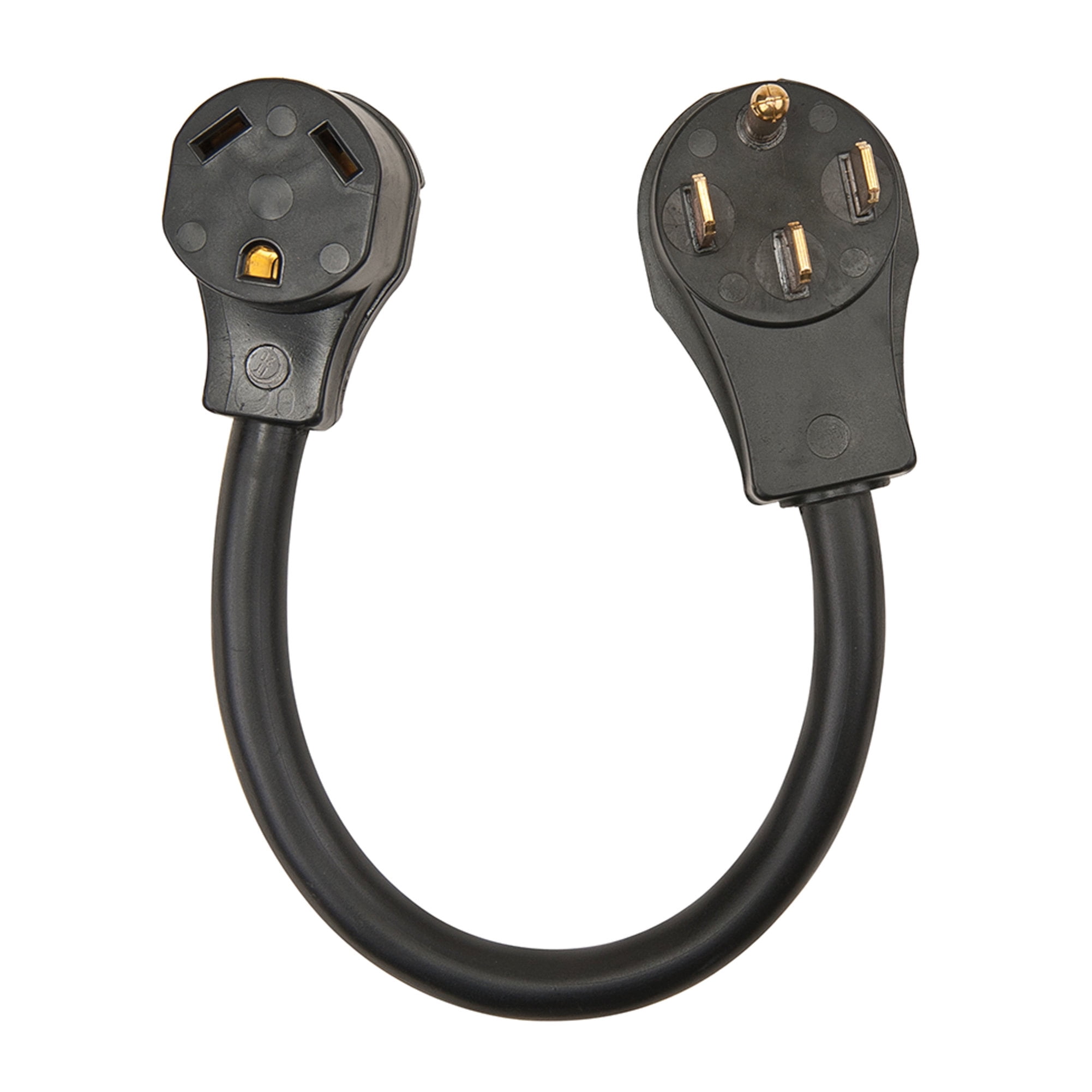 Southwire 50AM30AF18 Surge Guard RV Power Cord Adapter - 50A Male to 30A Female, 18" 10/3 Cord, 120V