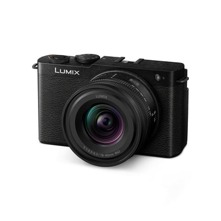 Panasonic Lumix S9N Full-Frame Compact and Lightweight Body Mirrorless Camera for Social Media and Travel with Lumix S9 1840 Lens Kit (Black)