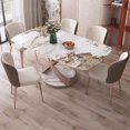 thumbnail image 1 of Outdoor Modern Dining Tables Desk Hallway Conference Luxury Restaurant Dining Tables Hotel Mesas De Jantar Furniture WJ20XP My Lux Decor Round, 1 of 6