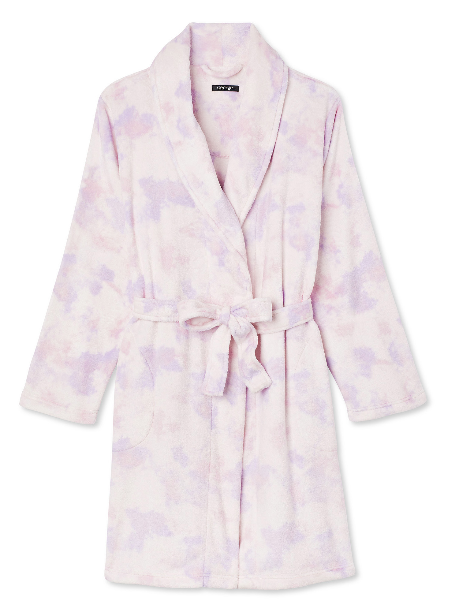 GEORGE Tie Dye Afternoon Polyester Robe (Women's or Women's Plus) 1 Pack - image 7 of 7